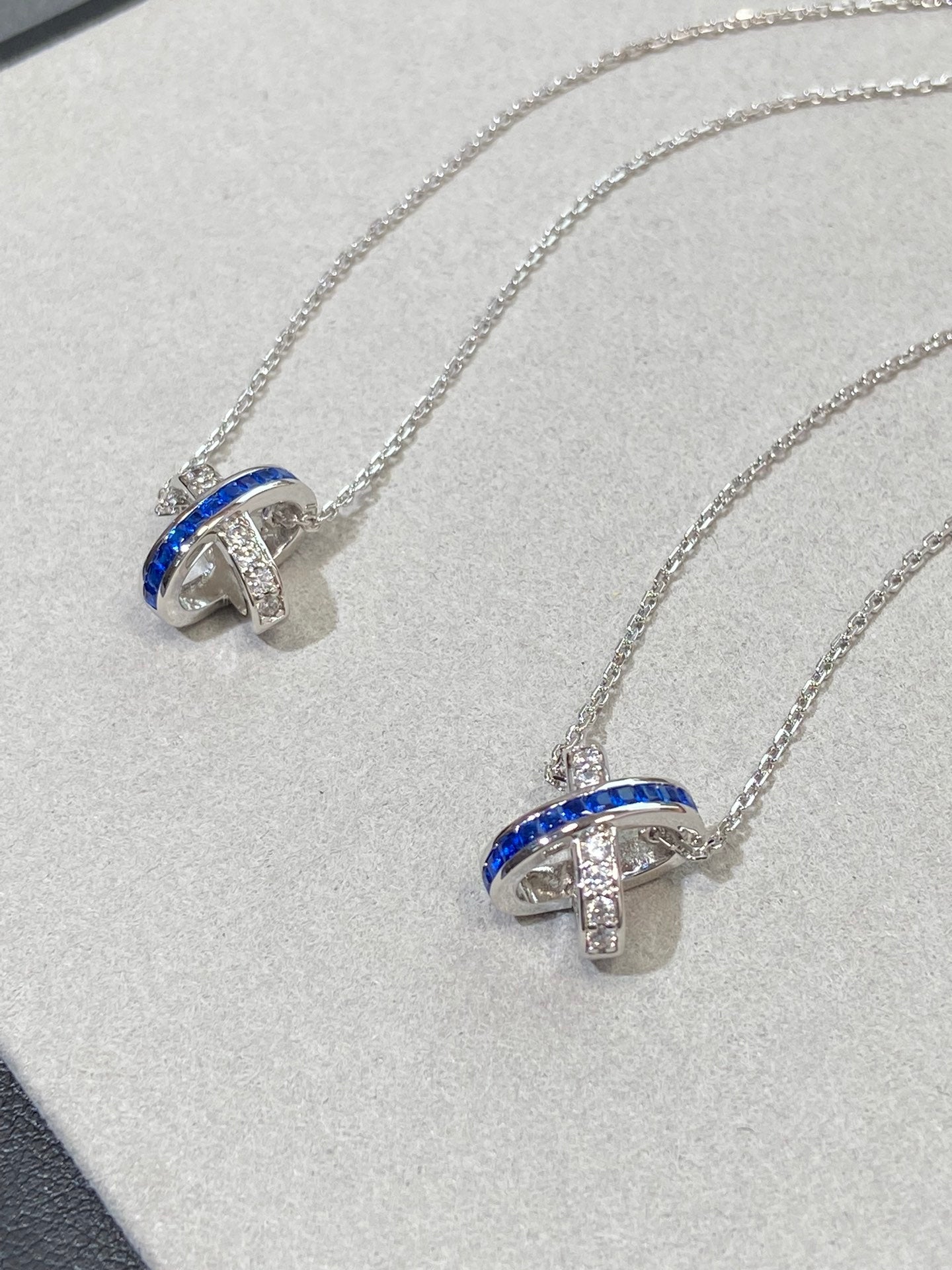 [Dawnora Jewelry]LIENS DIAMOND SILVER NECKLACE