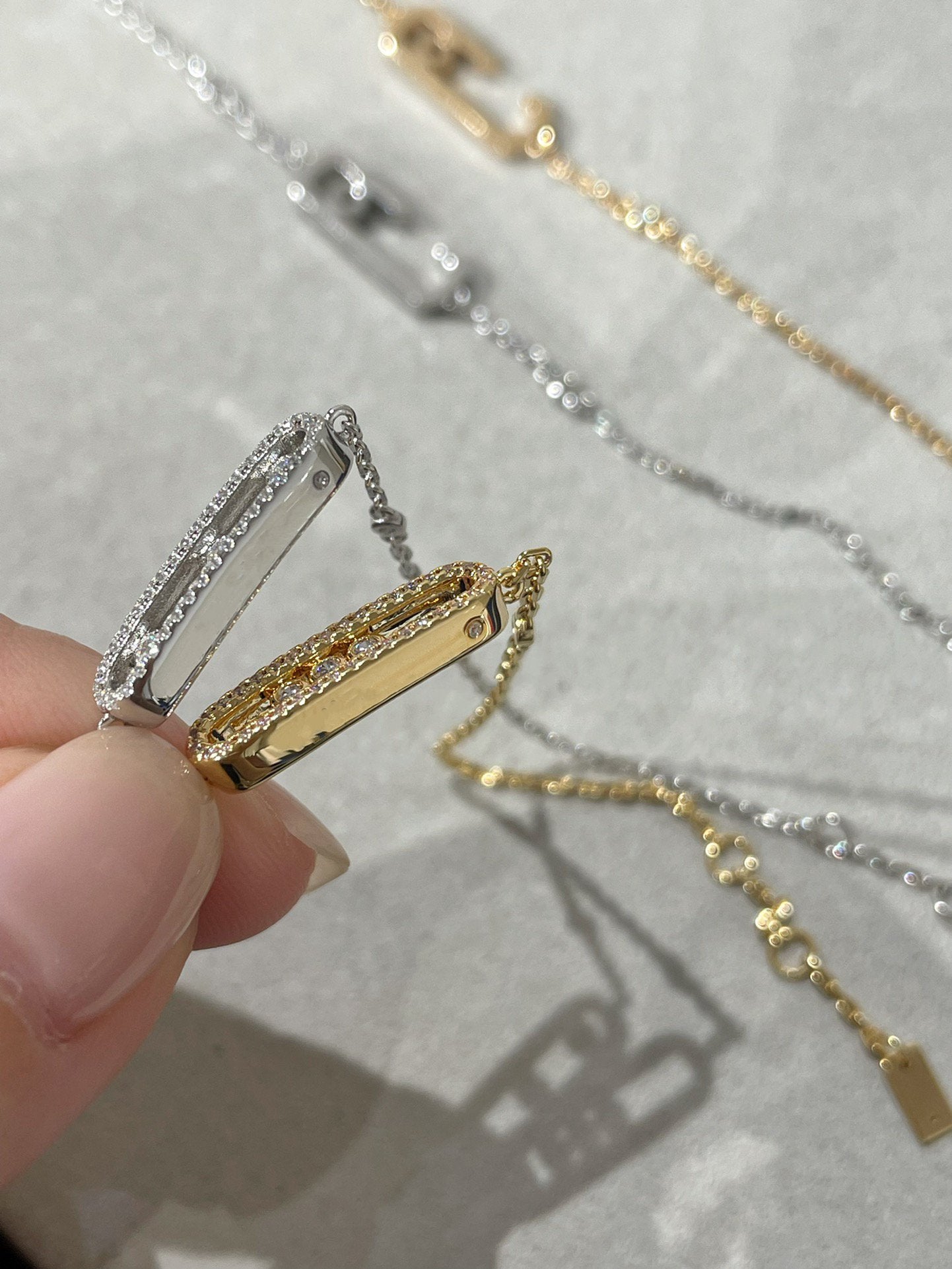 [Dawnora Jewelry]BABY MOVE DIAMOND BRACELET(Adjustable length)