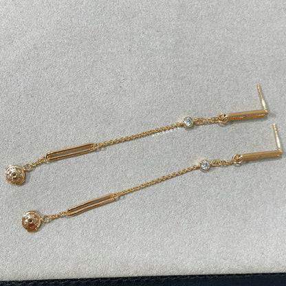 [Dawnora Jewelry]CHAINE CHAOS DIAMOND DROP EARRINGS