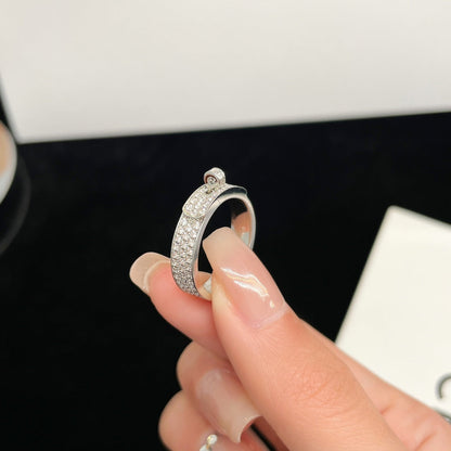 [Dawnora Jewelry]KELLY SILVER DIAMOND RING