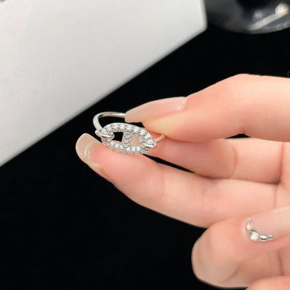 [Dawnora Jewelry]RONDE SMALL SILVER DIAMOND RING