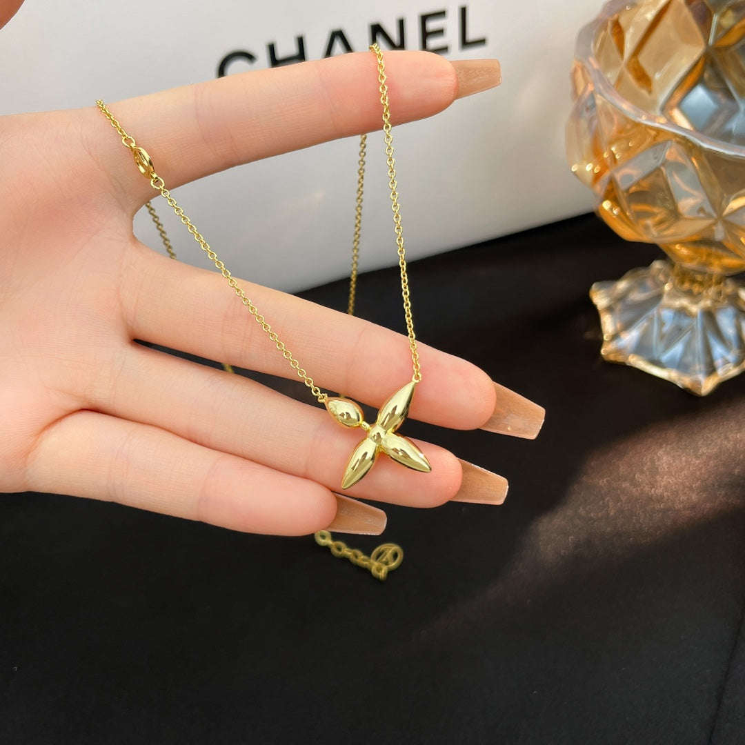 [Dawnora Jewelry]LOUISETTE GOLD NECKLACE
