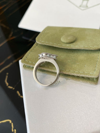 [Dawnora Jewelry]CLOVER SILVER RING