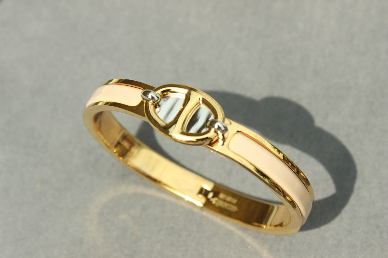 [Dawnora Jewelry]CLIC CHAINE GOLD BRACELET