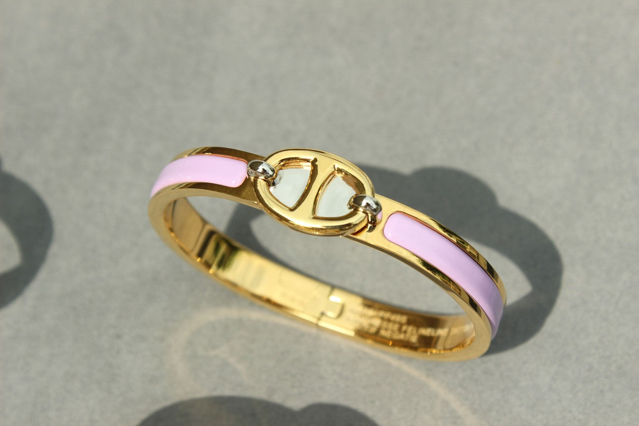 [Dawnora Jewelry]CLIC CHAINE GOLD BRACELET