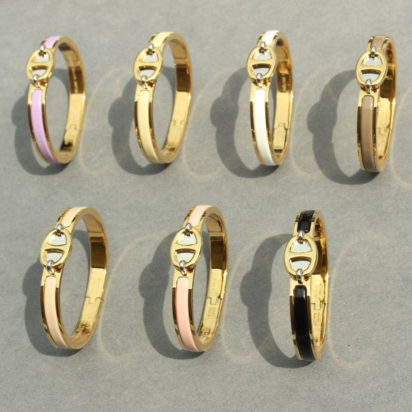 [Dawnora Jewelry]CLIC CHAINE GOLD BRACELET
