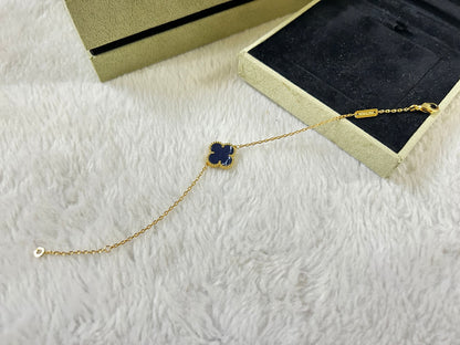 [Dawnora Jewelry]CLOVER 1 MOTIF PIETERSITE BRACELET
