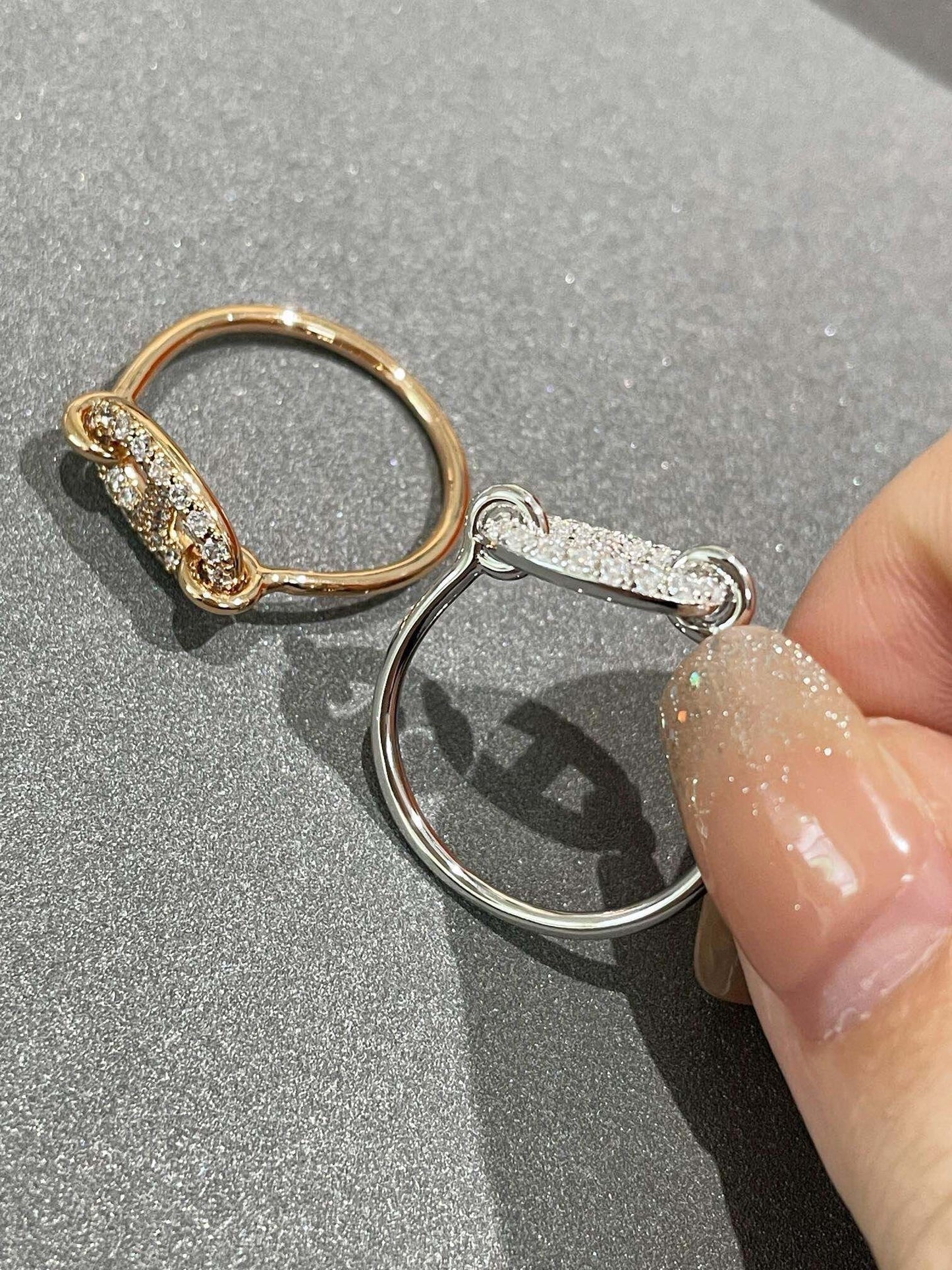 [Dawnora Jewelry]RONDE SMALL DIAMOND RING