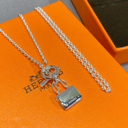 [Dawnora Jewelry]CONSTANCE PEDANT SILVER NECKLACE