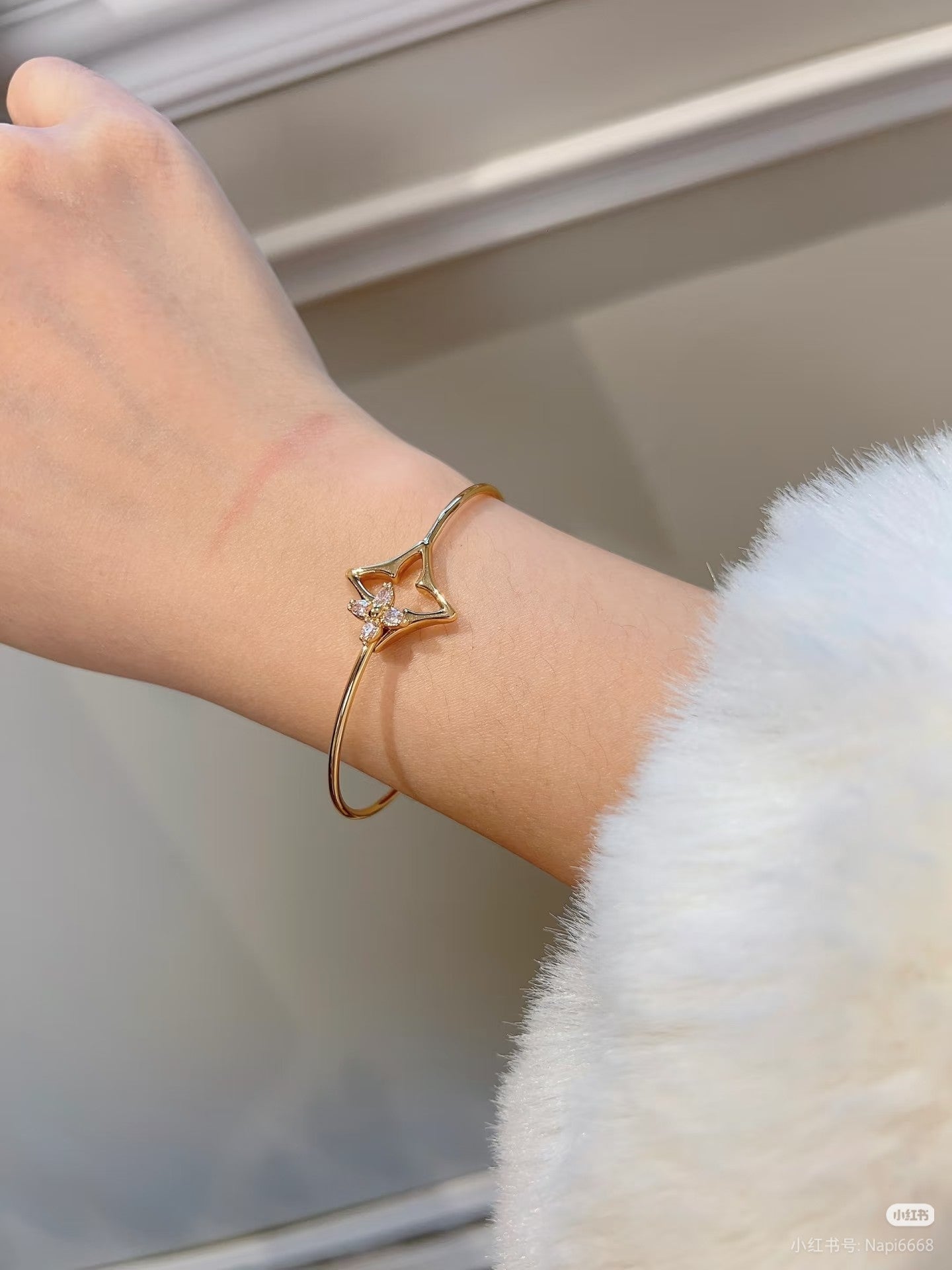 [Dawnora Jewelry]Pink Diamond Bracelet