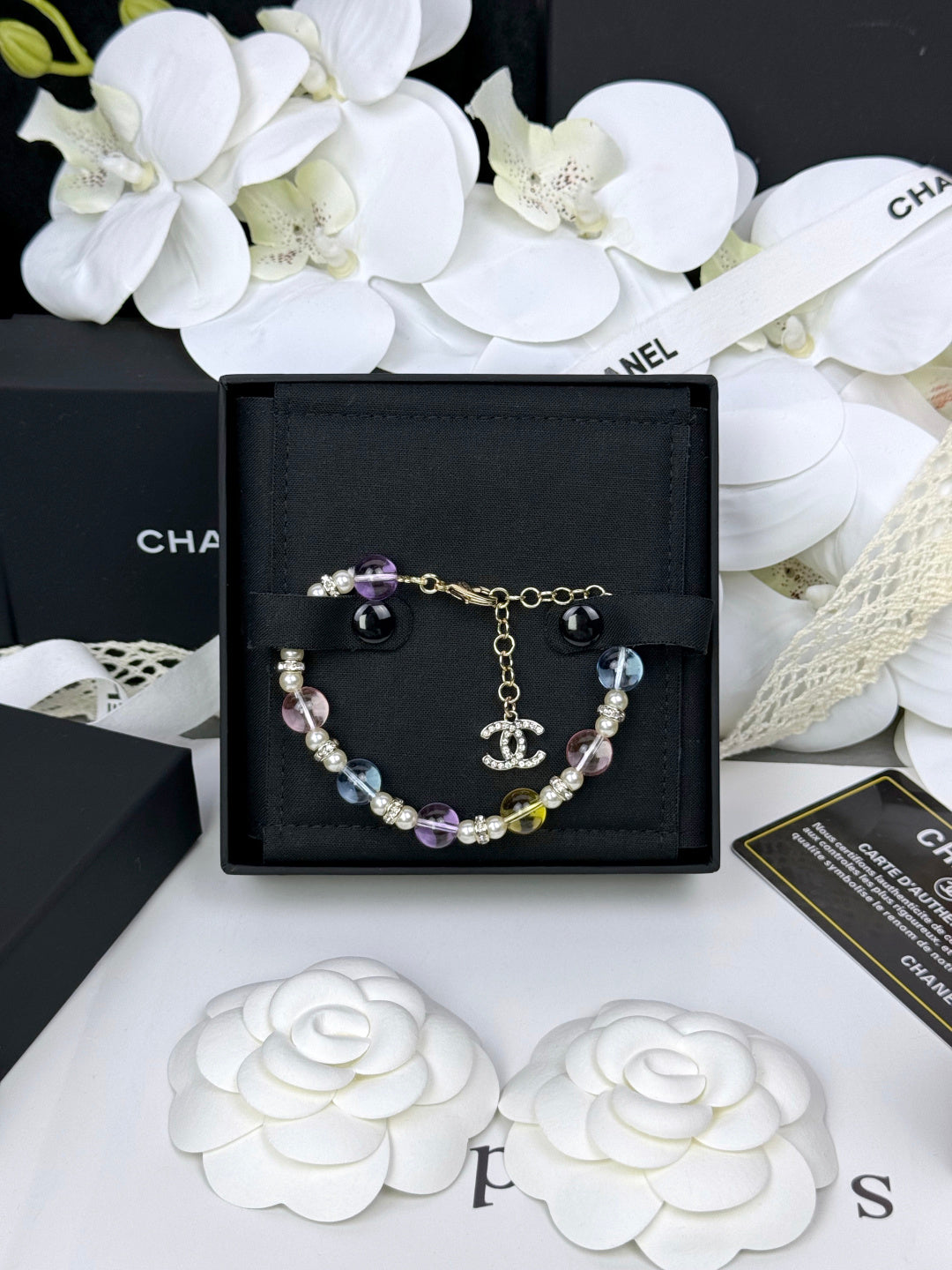 [Dawnora Jewelry]Colorful Transparent Resin Bracelet