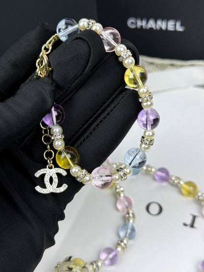[Dawnora Jewelry]Colorful Transparent Resin Bracelet