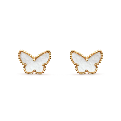 [Dawnora Jewelry]SWEET BUTTERFLY MOP EARSTUDS