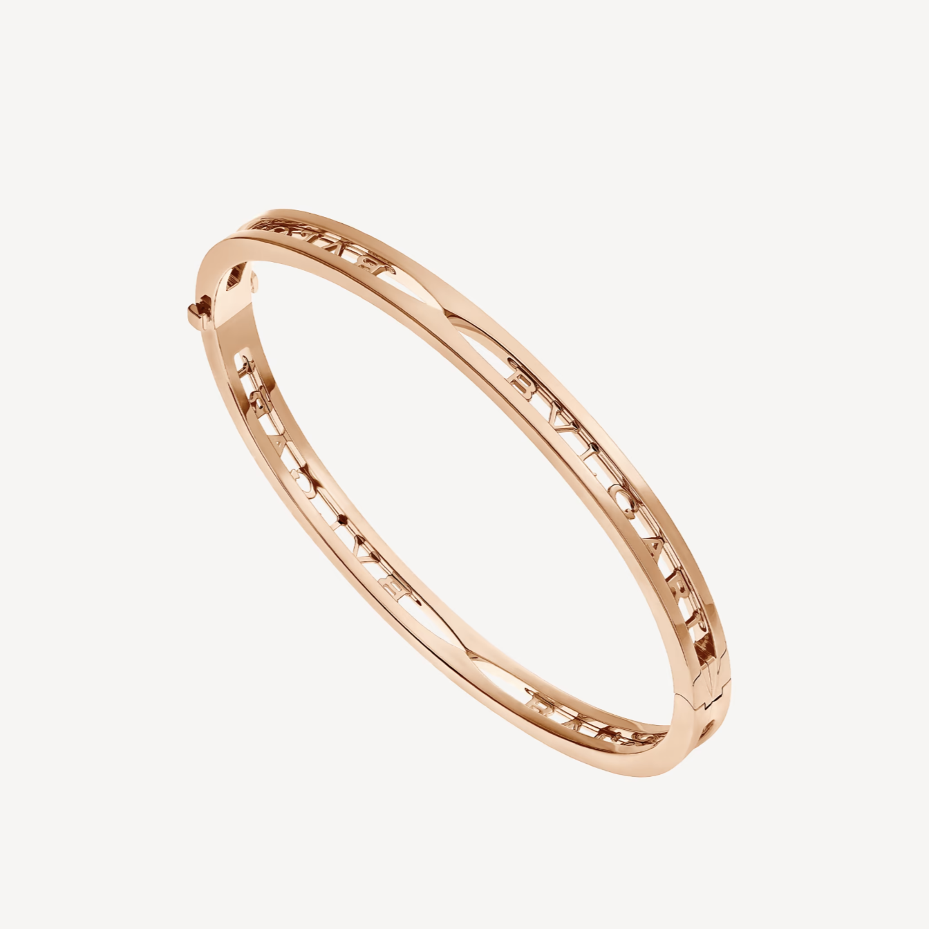 [Dawnora Jewelry]ZERO 1 SPIRAL LOGO PINK GOLD BRACELET