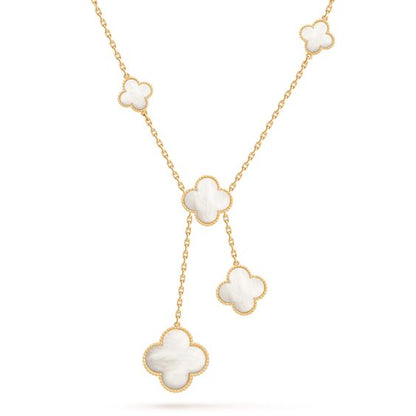 [Dawnora Jewelry]CLOVER MOTHER OF PEARL NECKLACE 6 MOTIF