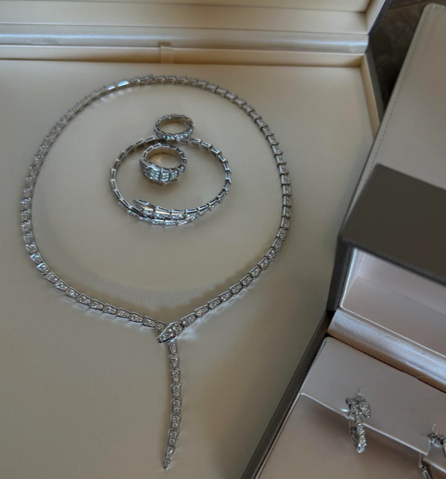 [Dawnora Jewelry]NEW！SERPENT DIAMOND NECKLACE