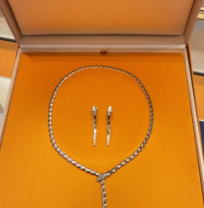 [Dawnora Jewelry]NEW！SERPENT DIAMOND NECKLACE