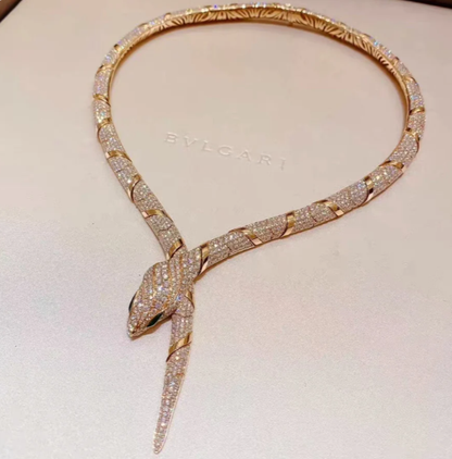 [Dawnora Jewelry]HAUTE COUTURE GOLD SERPENTI NECKLACE
