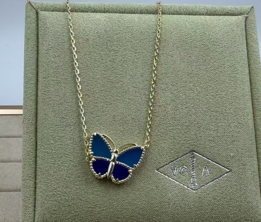 [Dawnora Jewelry]2026 NEW BUTTERFLY BLUE   NECKLACE