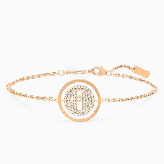 [Dawnora Jewelry]LUCKY MOVE DIAMOND PAVED BRACELET