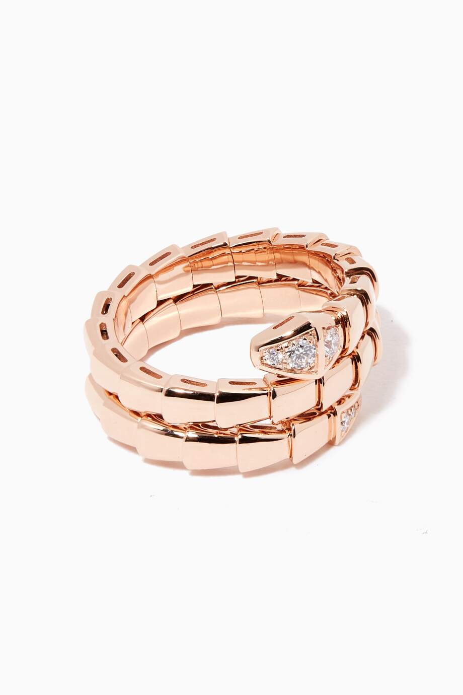 [Dawnora Jewelry]SERPENTS DOUBLE ROW DIAMOND RING
