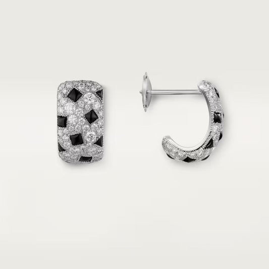 [Dawnora Jewelry]PANTHERE MINI FULL DIAMOND EARRINGS