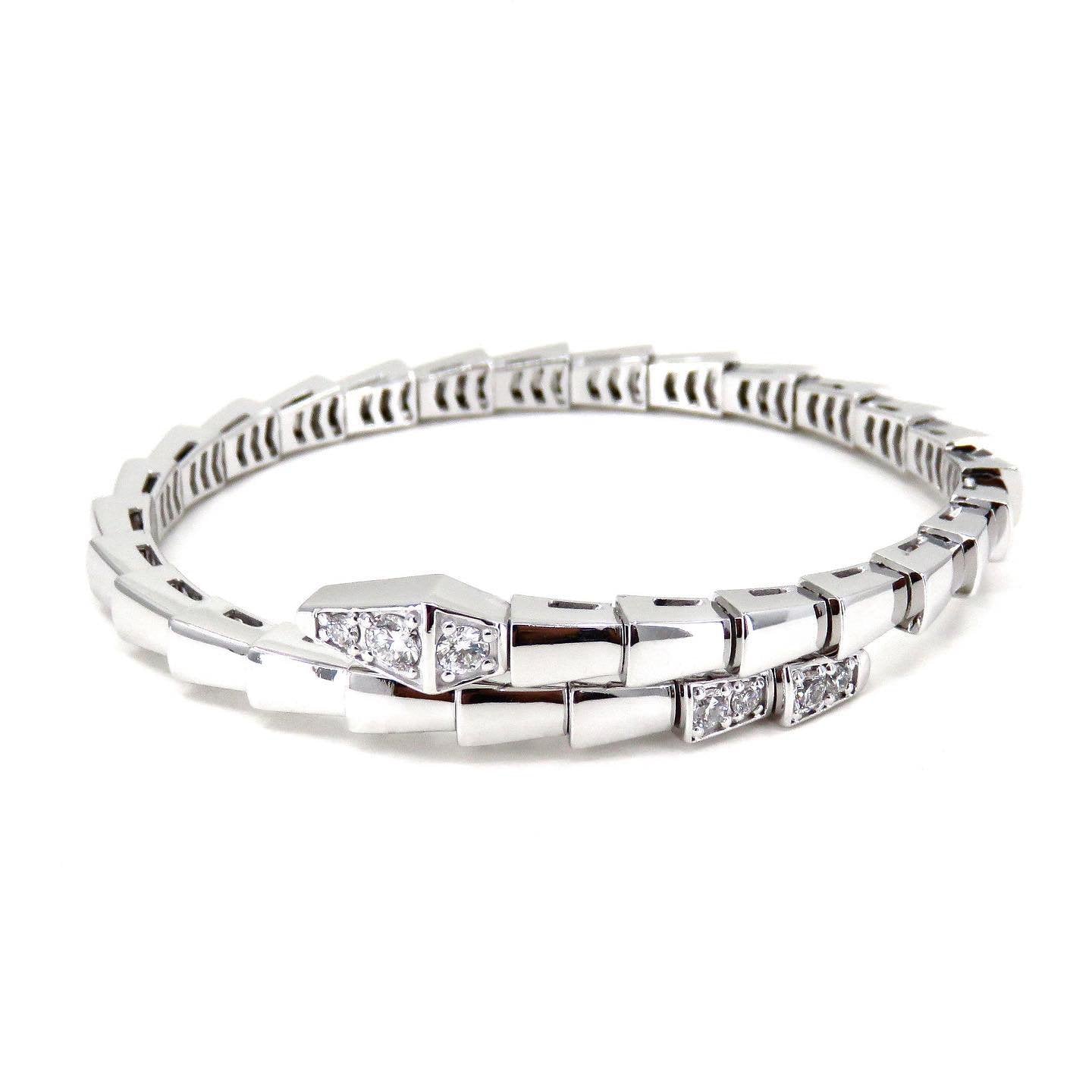 [Dawnora Jewelry]SERPENTI BRACELET DIAMONDS SILVER