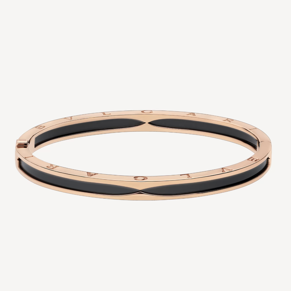 [Dawnora Jewelry]ZERO 1 PINK GOLD WITH BLACK CERAMIC BRACELET