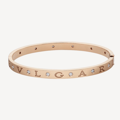 [Dawnora Jewelry]ZERO 1 PINK GOLD 12 DIAMONDS BRACELET