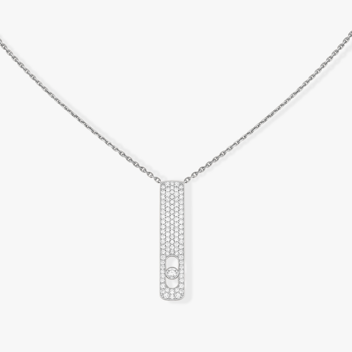 [Dawnora Jewelry]MY FIRST DIAMOND PAVED NECKLACE