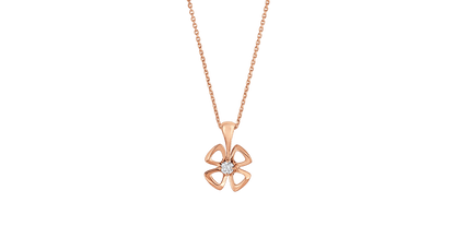 [Dawnora Jewelry]FIOREVER NECKLACE DIAMOND CENTER