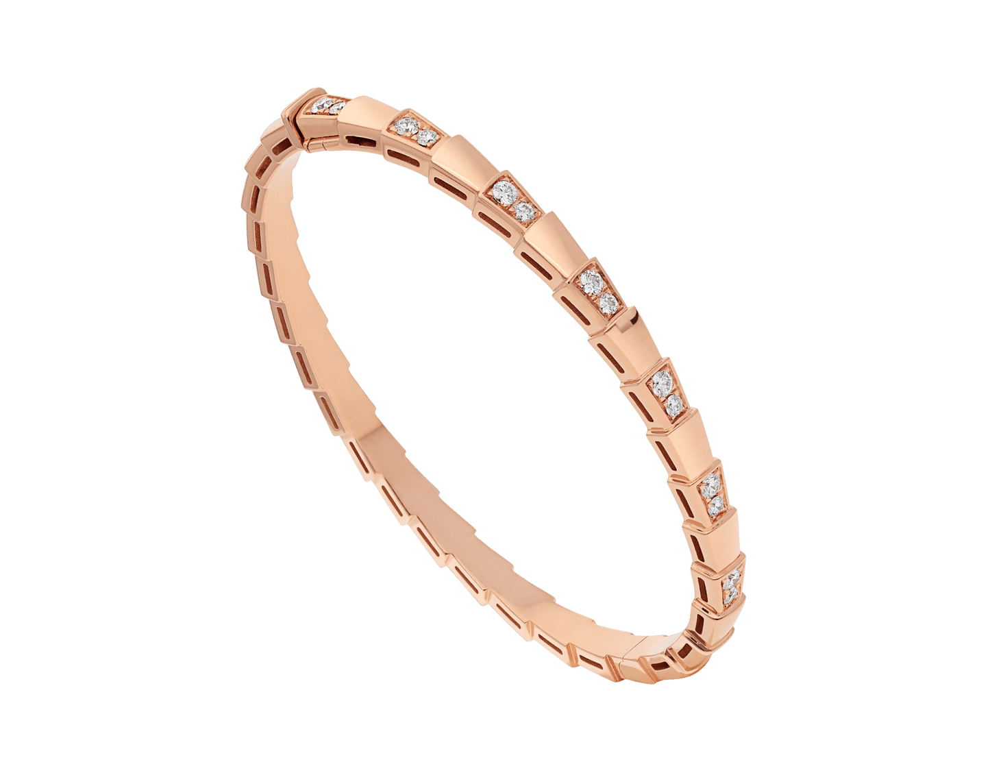 [Dawnora Jewelry]SERPENTI SMALL BRACELET PINK GOLD DIAMOND