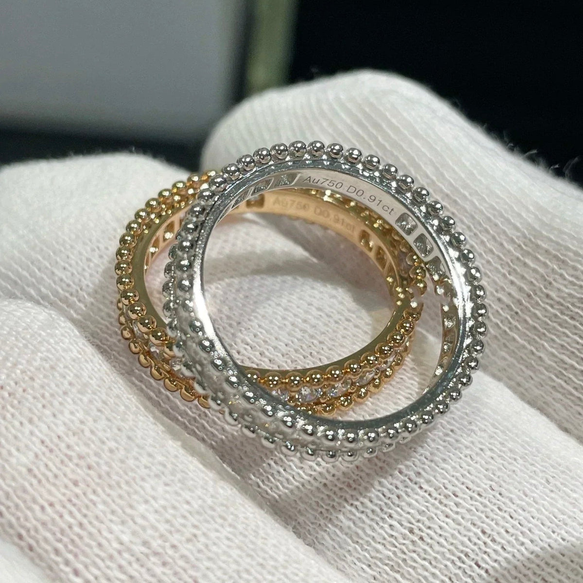 [Dawnora Jewelry]PERLEE DIAMOND SILVER RING