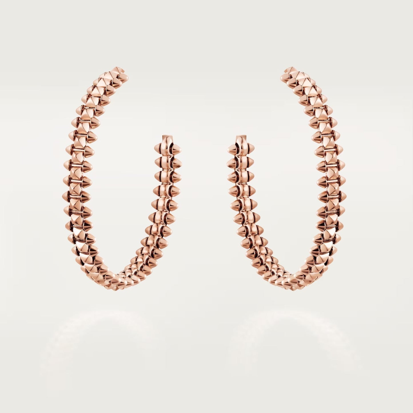 [Dawnora Jewelry]CLASH HOOP LARGE EARRINGS
