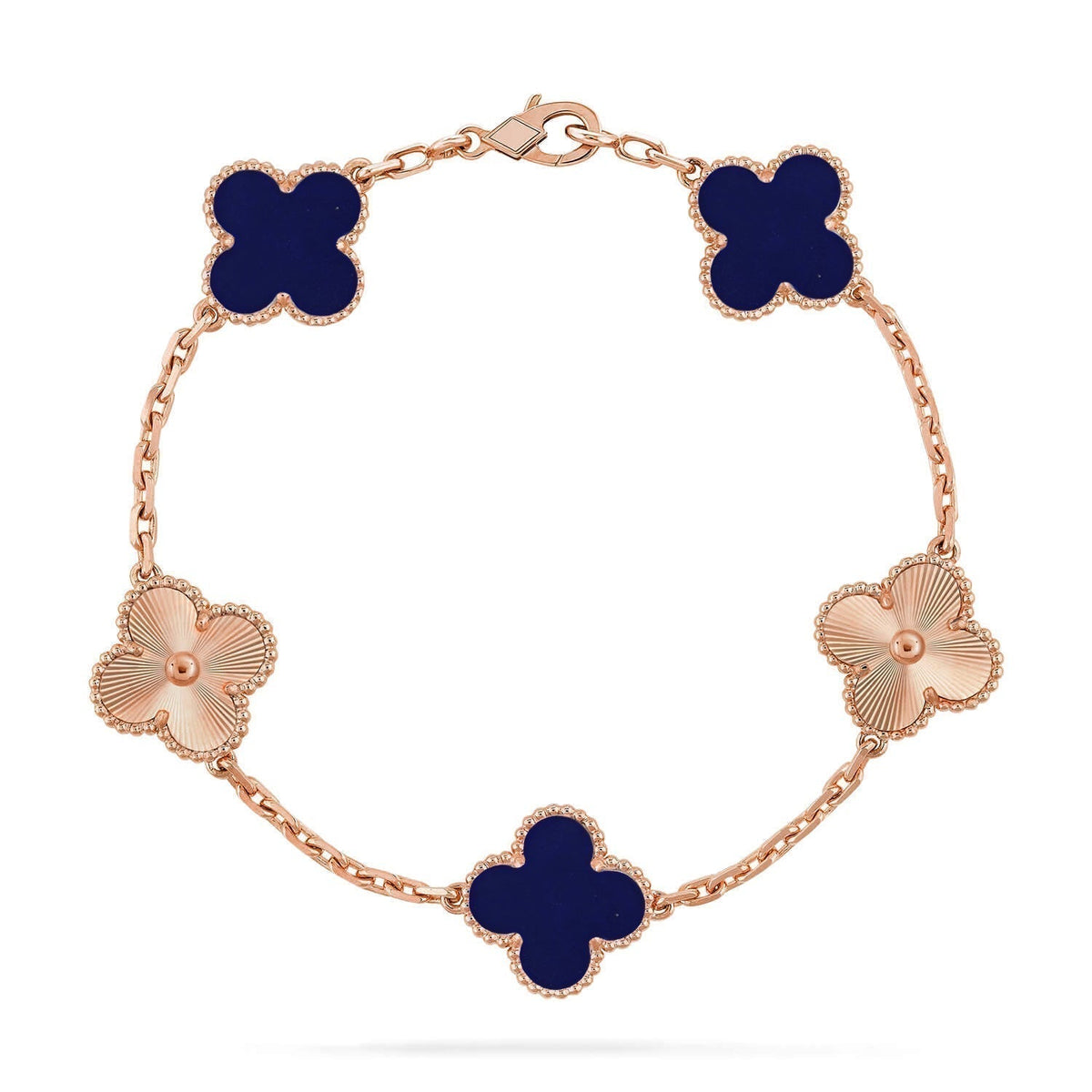 [Dawnora Jewelry]CLOVER 5 MOTIF LAPIS LAZULI BRACELET COLLECTION