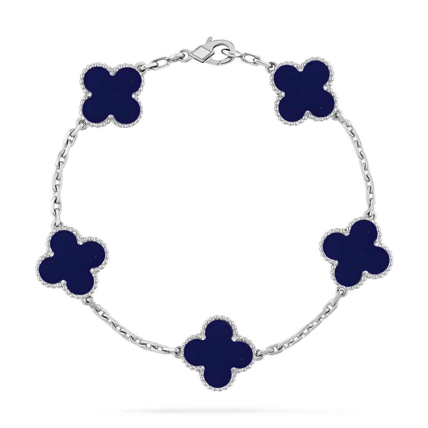 [Dawnora Jewelry]CLOVER 5 MOTIF LAPIS LAZULI BRACELET COLLECTION