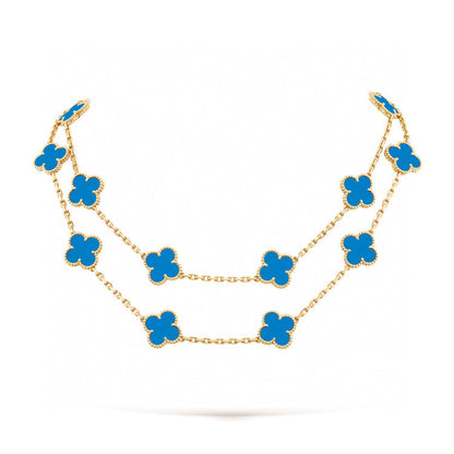 [Dawnora Jewelry]CLOVER 20 MOTIFS TURQUOISE GOLD