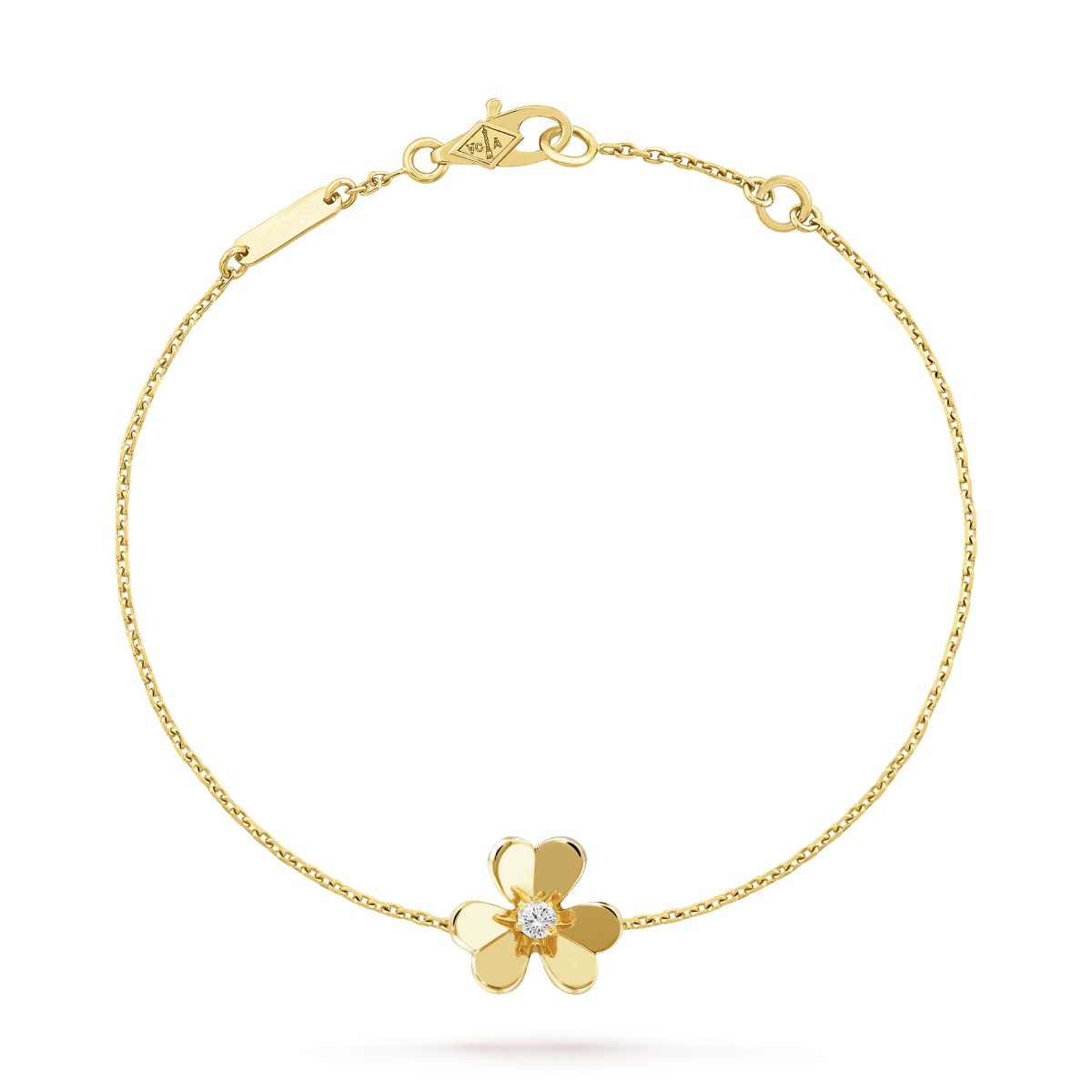 [Dawnora Jewelry]FRIVOLE GOLD FLOWER PINK MALACHITE BRACELET