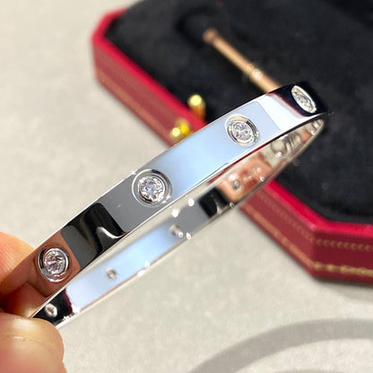 [Dawnora Jewelry]LOVE BRACELET 6.1MM 10 DIAMONDS