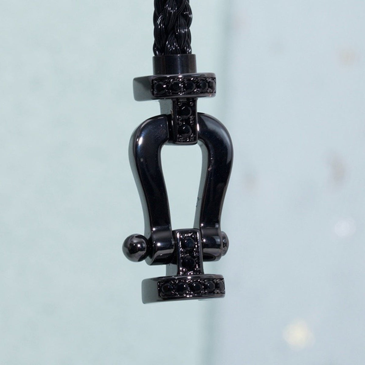 [Dawnora Jewelry]FORCE LARGE SERIES HORSESHOE BLACK SAMURAI BRACELET