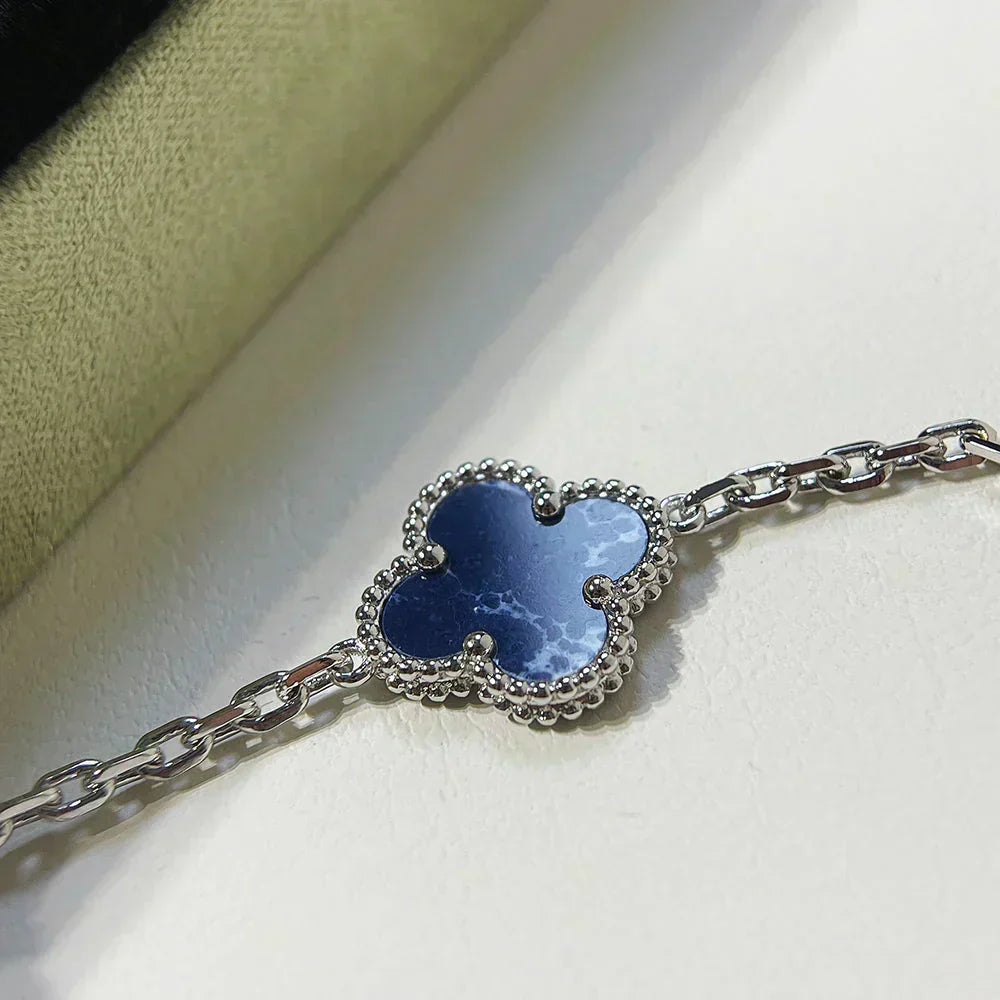 [Dawnora Jewelry]CLOVER 5 MOTIF PIETERSITE BRACELET COLLECTION