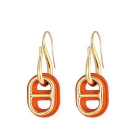 [Dawnora Jewelry]HM O'MAILLON GOLD EARRINGS