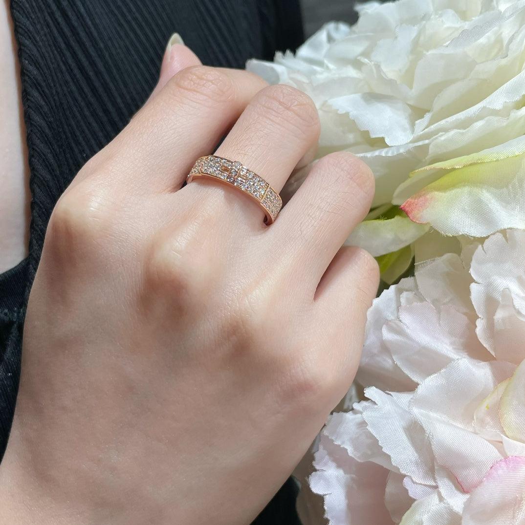 [Dawnora Jewelry]KELLY PINK GOLD DIAMOND RING