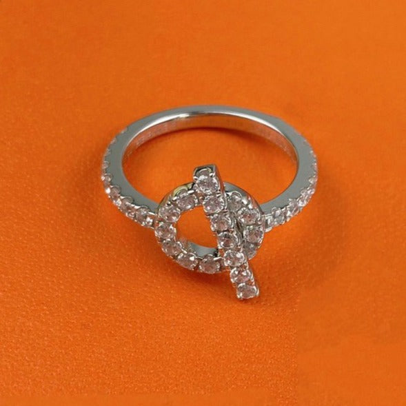 [Dawnora Jewelry]ECHAPPEE RING SILVER DIAMOND