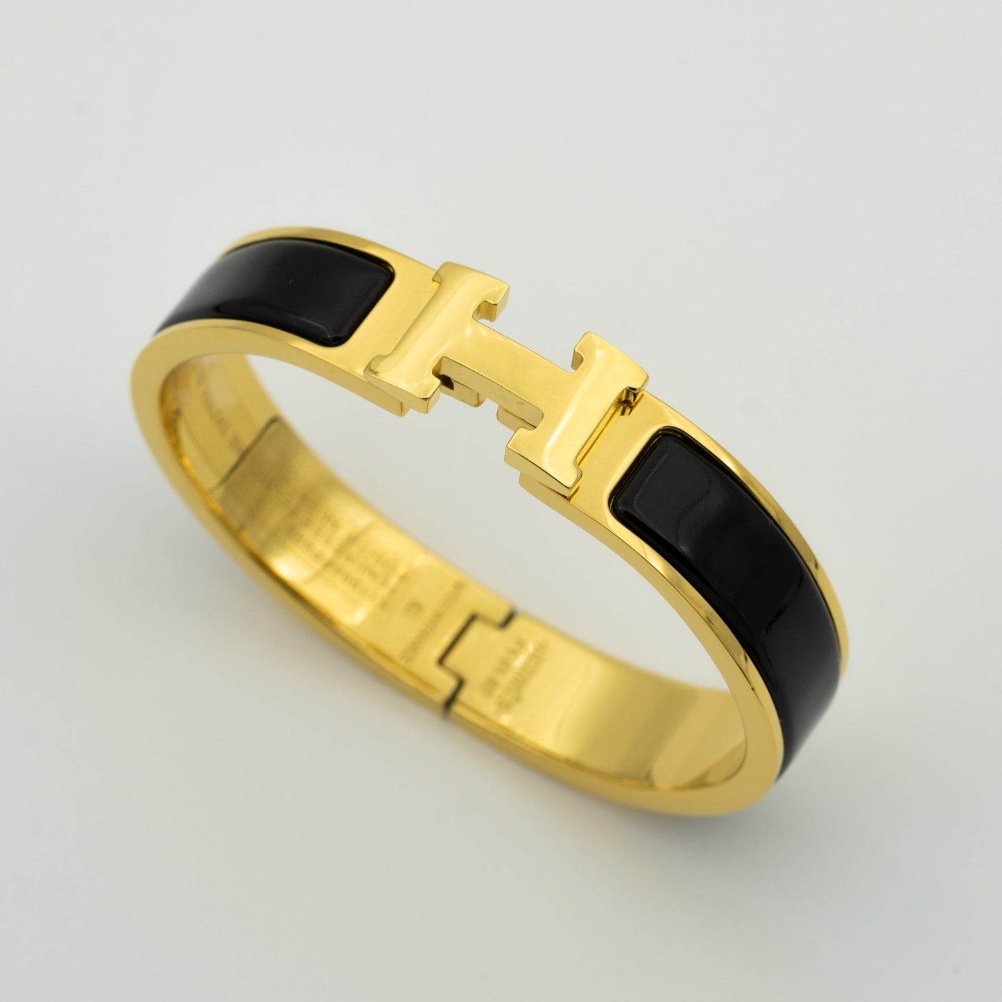 [Dawnora Jewelry]H BLACK BRACELET