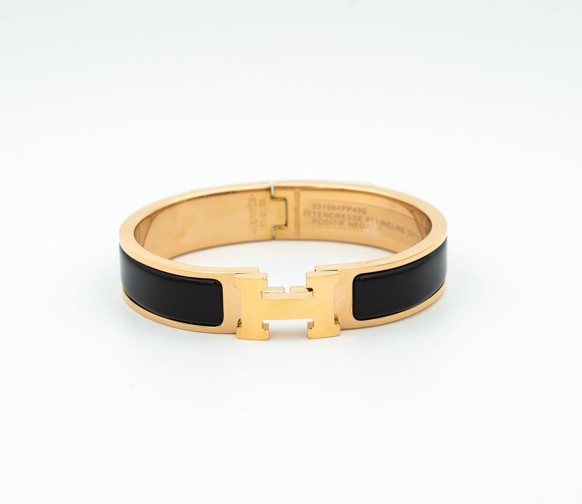 [Dawnora Jewelry]H BLACK BRACELET