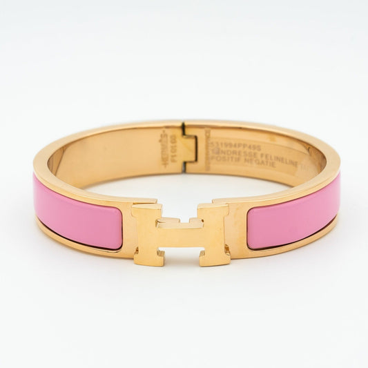 [Dawnora Jewelry]H PINK BRACELET