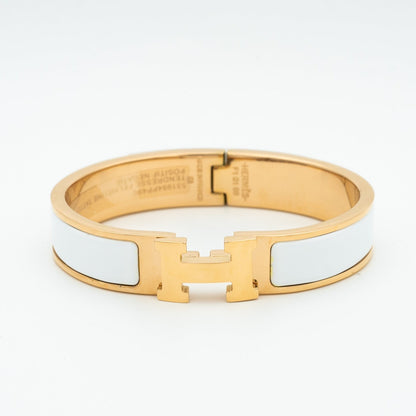 [Dawnora Jewelry]H WHITE BRACELET