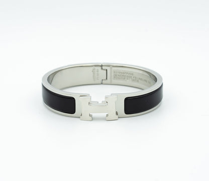 [Dawnora Jewelry]H BLACK BRACELET
