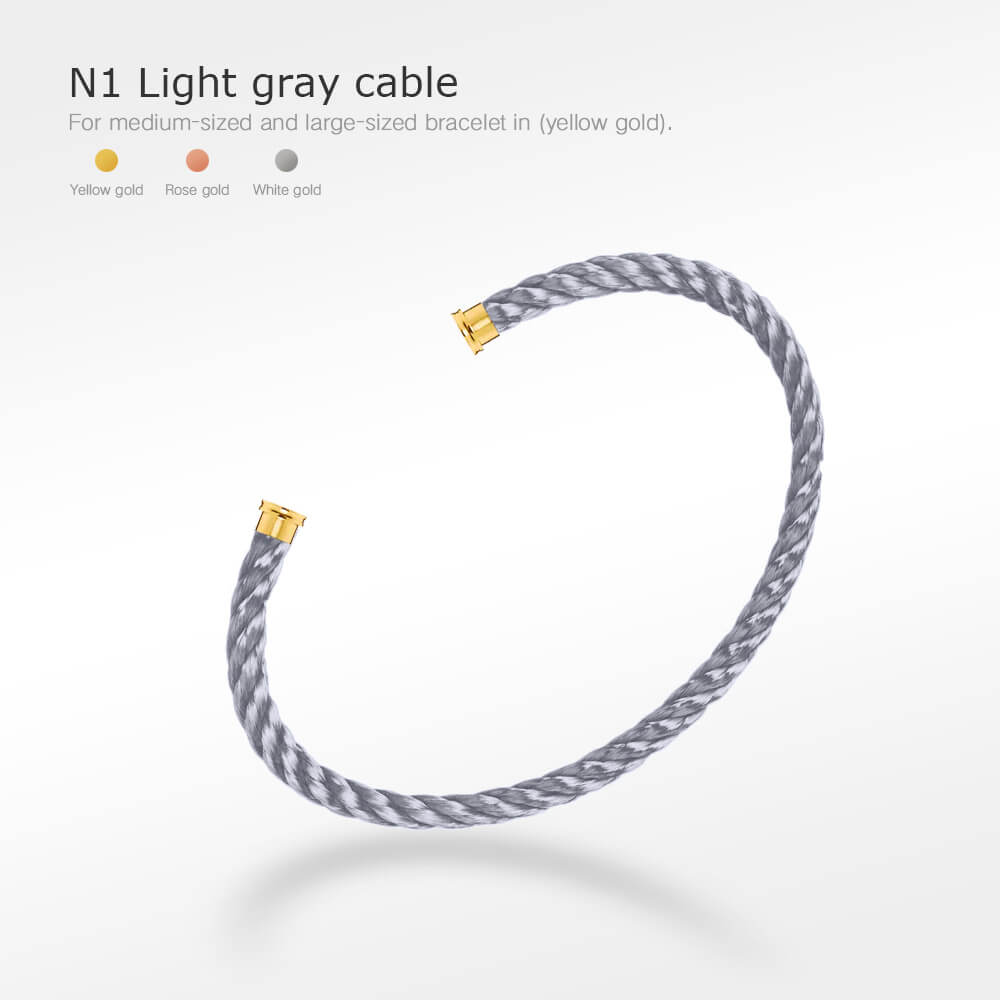 [Dawnora Jewelry]FORCE SERIES BRACELET CABLES 50 CHOICES (DIY SELECTION)